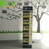 Acrylic Material Cell Phone /Mobile Phone Accessories Display Rack /Stand /Shelf With LED Light And Hooks