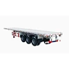 China Brand 40ft container 3 axles flat bed semi trailer