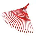 22 tine or teeth types grass retractable plastic garden rake or agriculture farming rake use for sweeping leaves
