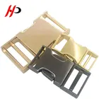 Custom 14mm Solid Brass Gold Pet Coat Breakaway Quick Release Belt Metal Dog Collar Buckle