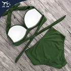 OEM Design Custom Push Padded Beachwear Cover Sex bikinis woman swimwear 2018