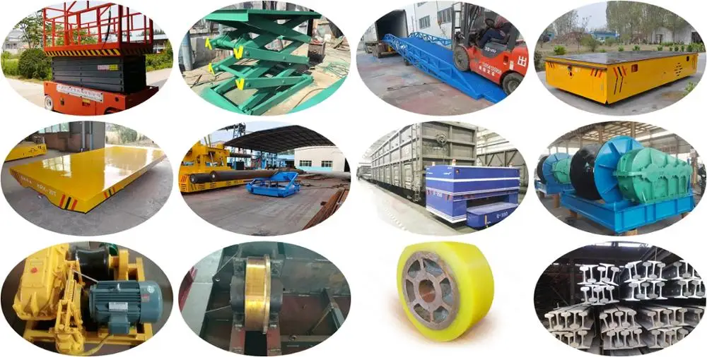 Semi flat bed towing trailer with lifting platform China manufacturer
