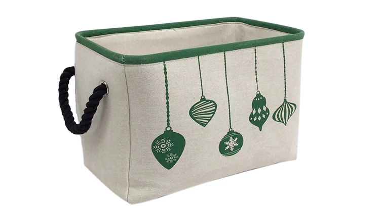 holiday decor storage gift hamper basket