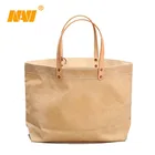 Professional Factory Made Durable Reusable Waxed Canvas Luxury Tote Bag