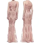 Elegant pink long evening wedding dress gorgeous dresses
