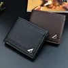 High Quality Leather Designer Brand Mens Wallet with Money Clip