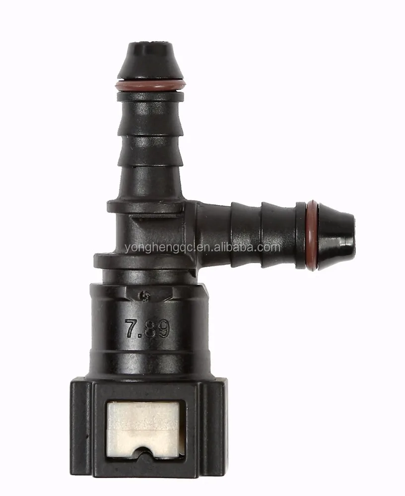 Automotive quick release fitting 7.89-3 ways