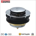 1 1/2'' Drain valve waste basin with overflow drain Push Up Pop-up Bounce Drainer