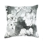 Ink painting Black and white Flowers Vintage Style 3D Flowers Decorative Accent Throw Pillow Covers