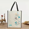 eco friendly nonwoven bag Wholesale custom fashion print ribbon handle laminated shopping gift non-woven tote bag