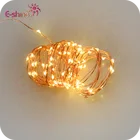 Christmas Decoration 3AA Battery Pack 5M 50L Mirco Led Copper Wire String Lights
