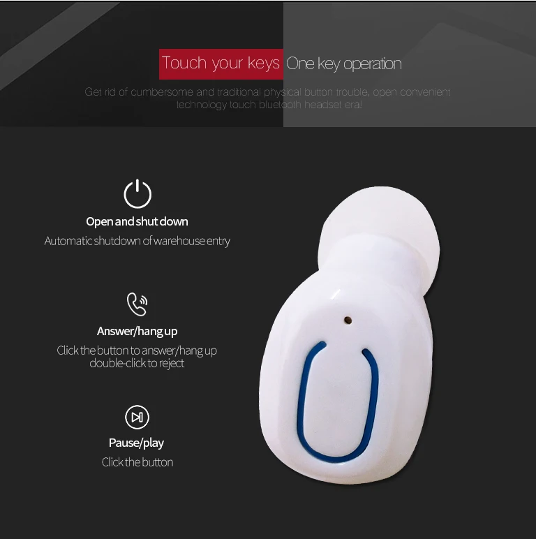 OEM/ODM Wireless Earphone Headphone T18S Sport Blue Tooth Earphone - ANKUX.COM