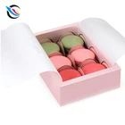 High quality custom pink small made cake gift boxes with logo