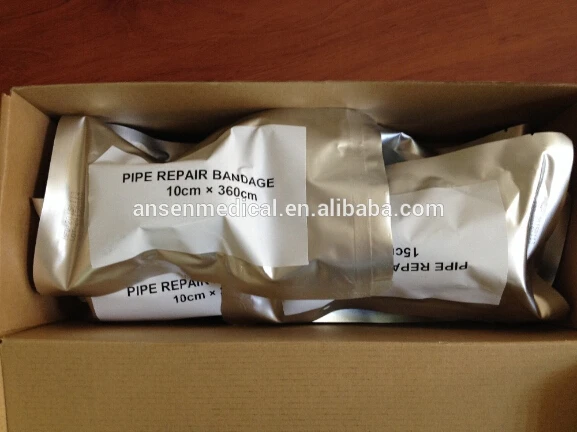 Emergency Water Activated Fiberglass Fix Pipe Repair Wrap Tape Pipe Repair Bandage