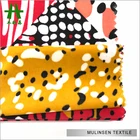 Mulinsen Textile Latest Coming Knitting Polyester FDY Abstract Concept Los Angeles Fabric