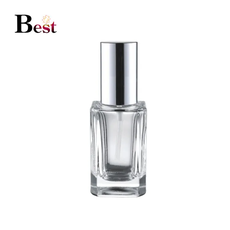 Source manufacturer custom square 35ml 50ml 100ml empty perfume bottles  clear perfume bottles luxury glass perfume bottle on m.