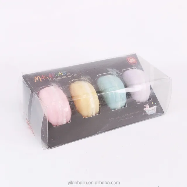 macaron shape soaps bath gift set for promotional item