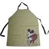 new style custom 100% cotton high quality waterproof aprons kitchen cooking,promotional bib apron