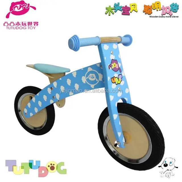 2015 newest wooden eva wheel bike for children