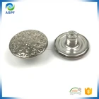 Nickle free round shape metal tack jeans button