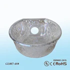 2017 best selling spa glass pedicure bowl GL007-48