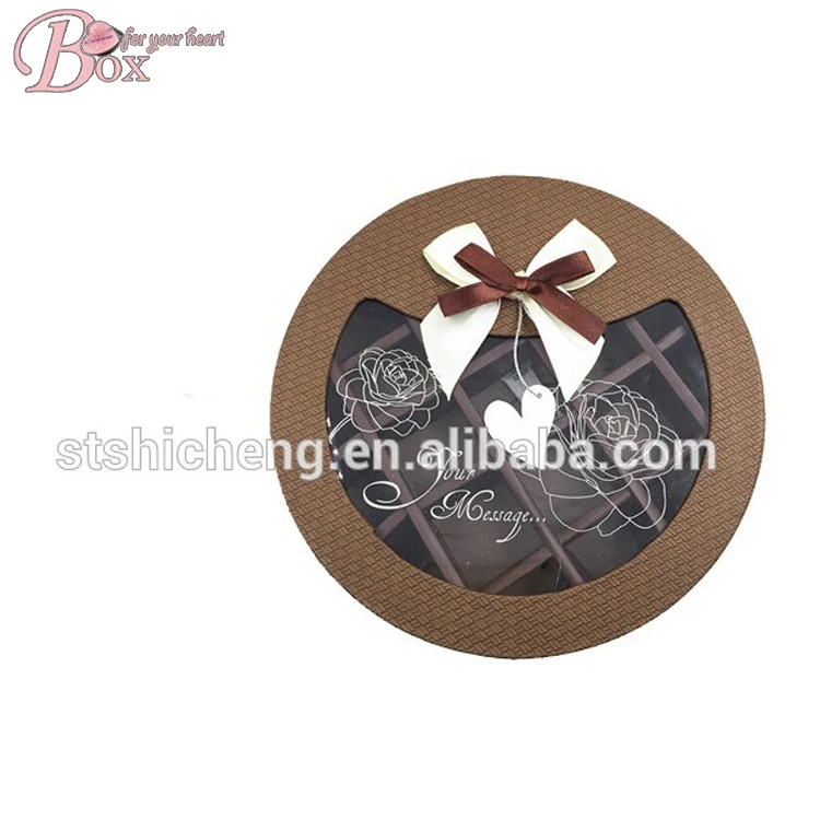creative cylinder round hat box paper rotate chocolate packaging
