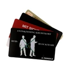 Money Clip RFID Signal Protector, ID Anti-Skimming NFC Blocker Card