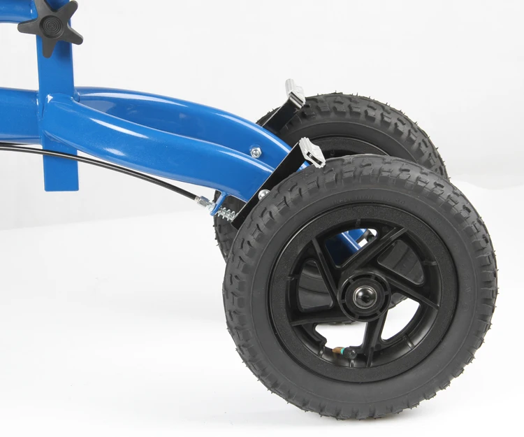 Medical 4 Wheel Pneumatic tire All Terrain Knee Scooter Walker for