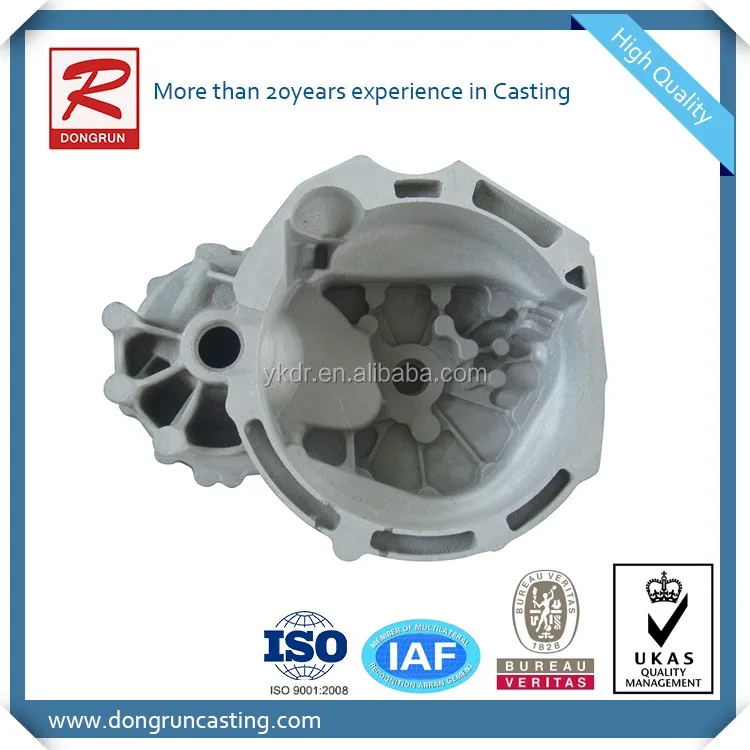 TS16949 certified aluminum foundry supply aluminum sand casting bell housing as drawing