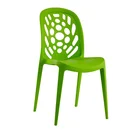 Wholesale Cheap Fashion Bright Color PP Plastic Dining Chair Furniture
