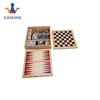 wooden multifunction chess game set for family playing and gift