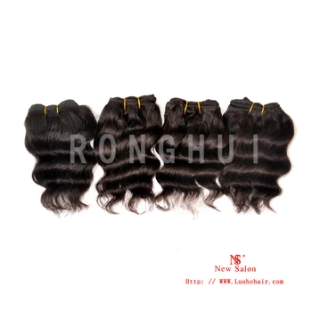 Fashional Ripple Deep Hair Styles Raw Indian Hair Weave Indian