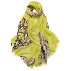 High quality soft feel led scarf SCR0002 custom print wool scarf