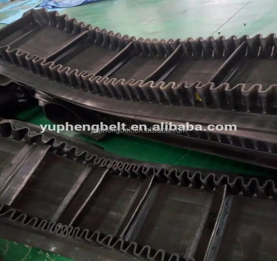 high quality corrugated sidewall conveyor belt