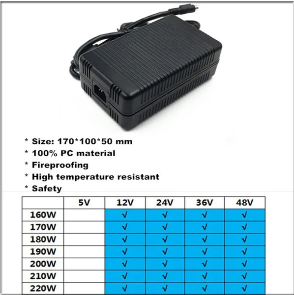 power adapter 12v