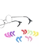 New style glasses ear hook, biodegradable silicone temple tips, good price glasses tips silicone
