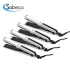 Sabeco oem customized private label flat iron hair tools high quality hair salon 2 in 1 hair rollers straighteners