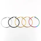 Stainless steel jewelry hoop earrings 18k gold earrings fashion jewelry