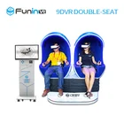2019 shopping mall 2 seats/3 seats 9D VR Glass virtual reality 9D cinema simulator 9d VR headset motion ride