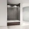 Frameless Bathroom Shower Sliding Bathtub Glass Door (KD8013BT)