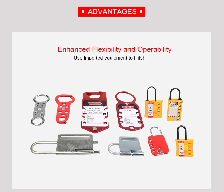 BOSHI Customized Design Industrial Steel Material Safety Lockout Hasp