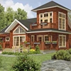 Beautiful new design popular villa house wooden house for hot sale