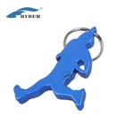 Trendy Novelty Running Activity Simple Aluminum Bottle Opener Keychain