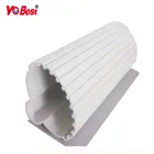 Shape Profile Round F Shaped Plastic Profile ABS FRP Industrial Plastic Extrusion Round Shape Profile For Construction