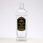 Promotion Vodka Glass Vodka Bottle China Factory Promotion Economy Glass Vodka Bottle 750Ml With Decoration