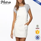 Dress White Casual Dresses Women Casual 1 Piece Dress Women Custom Overall Strap White Pinafore