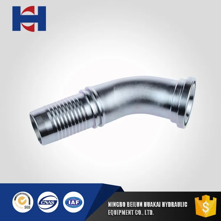 Swage SAE Flange L T Fitting