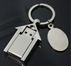 House Shape usb flash drive, Mini fold metal houses usb pen drive, cheap house pen memory with keychain bulk buy