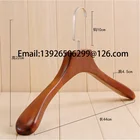 factory direct sale real wood coat customized logo hanger
