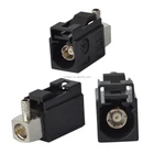 HongBo Fakra Female Right Angle Crimp Connectors FAKRA KW A B C D E F G H I G K L M N Z Type HSD Connector Adapter